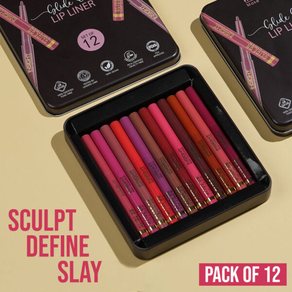 Insight Cosmetics Glide On Lip Liner - Set Of 12(3.6 g) - Image 5