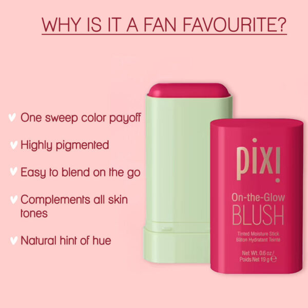 Pixi By Petra On The Glow Blush Ruby(19ml) - Image 5