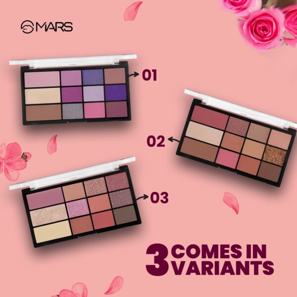 Mars All I Need Makeup Kit With Multicolor Eyeshadows, Blusher, Bronzer And Highlighter - 01(21.5 g) - Image 5
