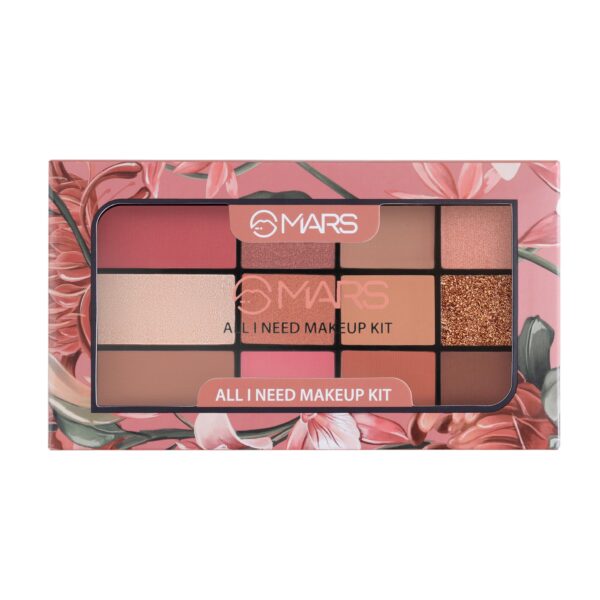 Mars All I Need Makeup Kit With Multicolor Eyeshadows, Blusher, Bronzer And Highlighter - 01(21.5 g) - Image 7