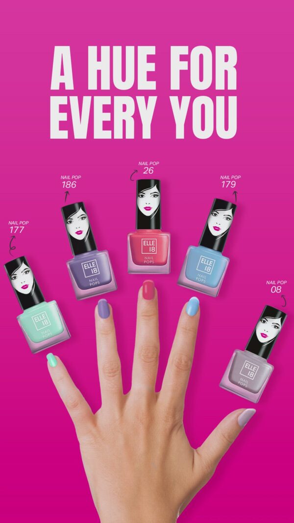 Elle 18 Nail Pops Nail Polish - 160(5ml) - Image 11
