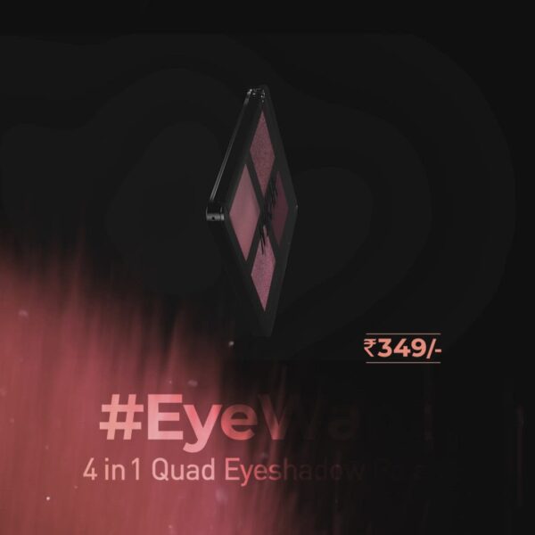 Nykaa Cosmetics Eyes On Me! 4 in 1 Quad Eyeshadow Palette - Brunch Party(5gm) - Image 10