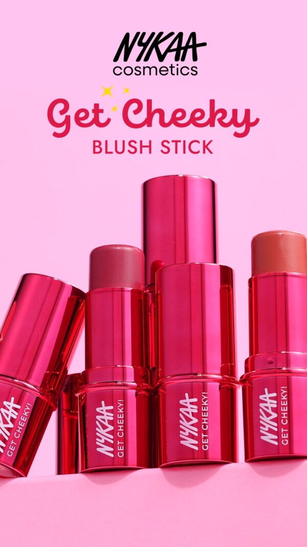 Nykaa Cosmetics Get Cheeky Blush Stick - Pink Passion(8g) - Image 9