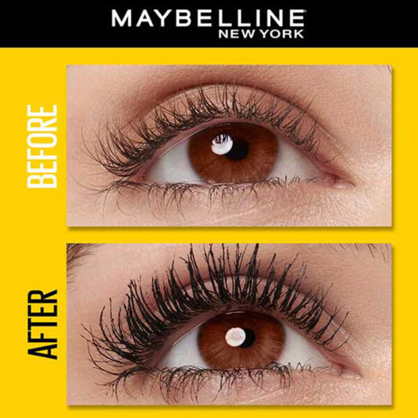 Maybelline New York The Colossal Volumizing Waterproof Mascara, Lasts Up To 12H - Black(10ml) - Image 3