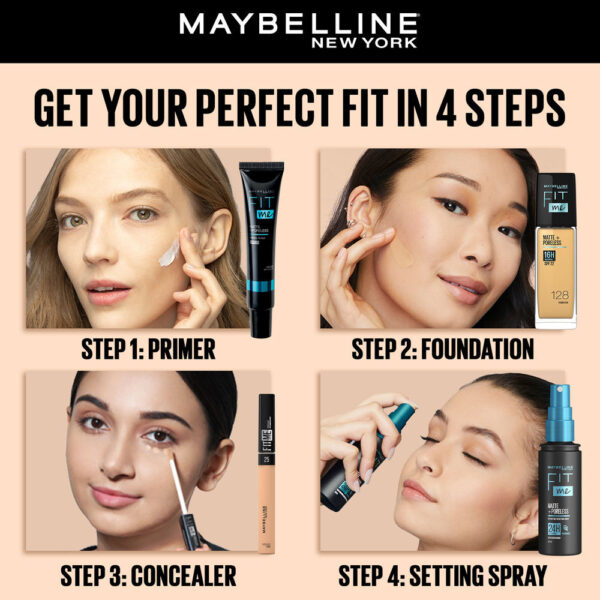 Maybelline New York Fit Me Concealer, Oil-free Liquid Concealer for Oily & Dry Skin - Medium 25(6.8ml) - Image 9