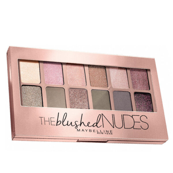 Maybelline New York The Blushed Nudes Eyeshadow Palette, 12 Highly Blendable Shades - Blush(9gm) - Image 6