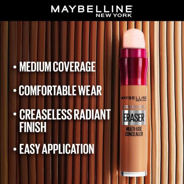 Maybelline New York Instant Age Rewind Eraser Concealer-Conceal, Contour, Highlight - 130 Medium(6ml) - Image 3