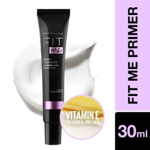 Maybelline New York Fit Me Primer, Oil free and Non Comedogenic Formula - Dewy+Smooth Primer(30ml)