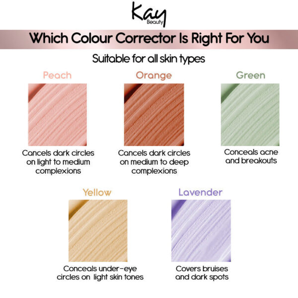 Kay Beauty HD Liquid Colour Corrector - Orange(3.8gm) - Image 8