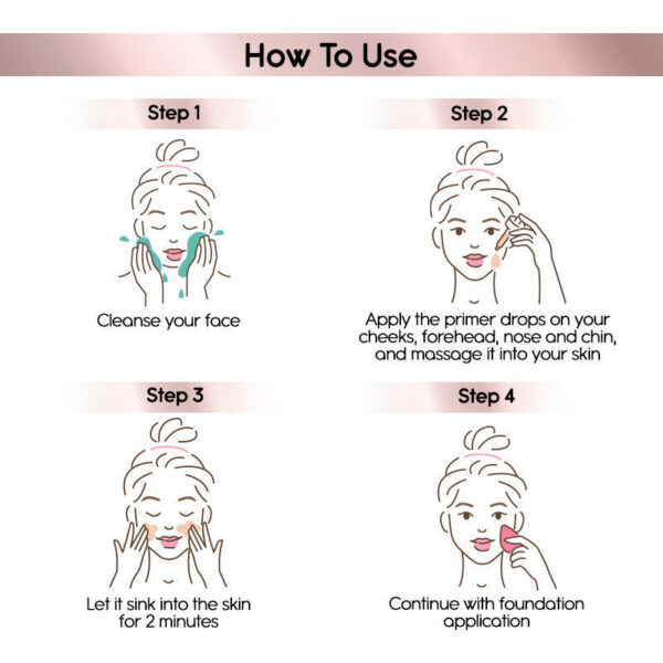 Kay Beauty Illuminating Strobe Priming Drops - Rosey Twirl(30ml) - Image 7