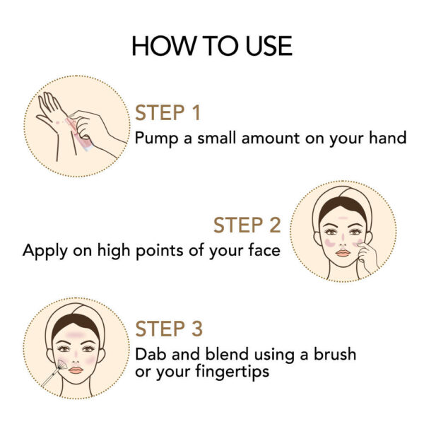 Kay Beauty Illuminating Liquid Luminizer Enriched With Carrot Oil Rose(8.5ml) - Image 8