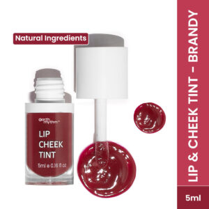 Earth Rhythm Lip & Cheek Tint - Brandy, Non-toxic Pigments, Long-stay and Everyday Wear(5ml)