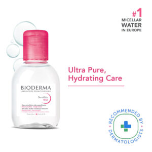 Bioderma Dermatological Micellar Water Sensibio H2O - Gently Removes Makeup Prevents Clogged Pores(100ml)