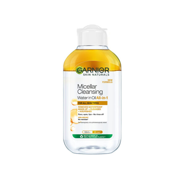 Garnier Skin Naturals Micellar Oil-Infused Cleansing Water For Cleansing & Make-Up Remover | 125ml(125ml) - Image 9