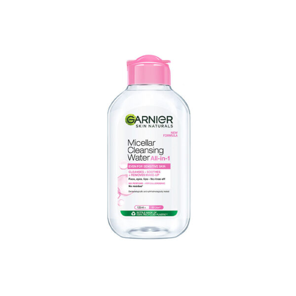 Garnier Micellar Cleansing Water For Sensitive Skin For Cleanser & Make-Up Remover | 125ml(125ml) - Image 3