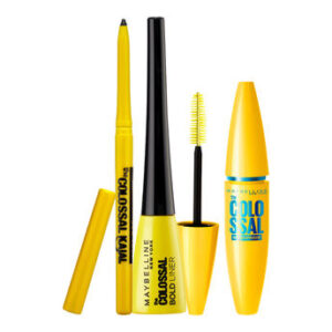 Maybelline New York The Colossal Combo - Mascara + Bold Liner + Kajal(3 pcs)