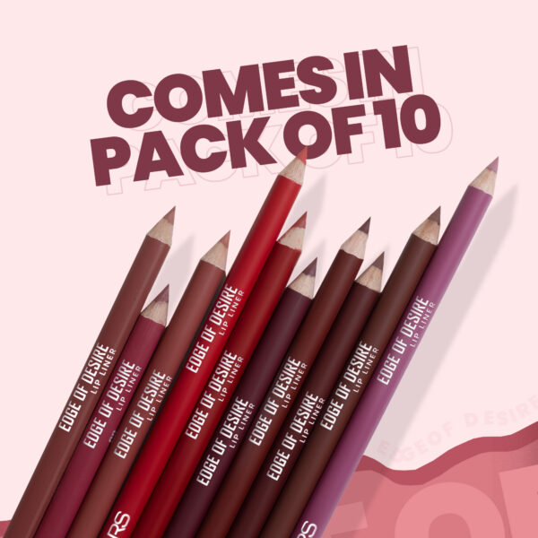 MARS Matte Lip Liner Pack of 10 - Set A(14g) - Image 6