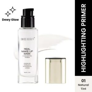 Swiss Beauty Real Make-Up Base Highlighting Primer - 01 Natural Tint(32ml)