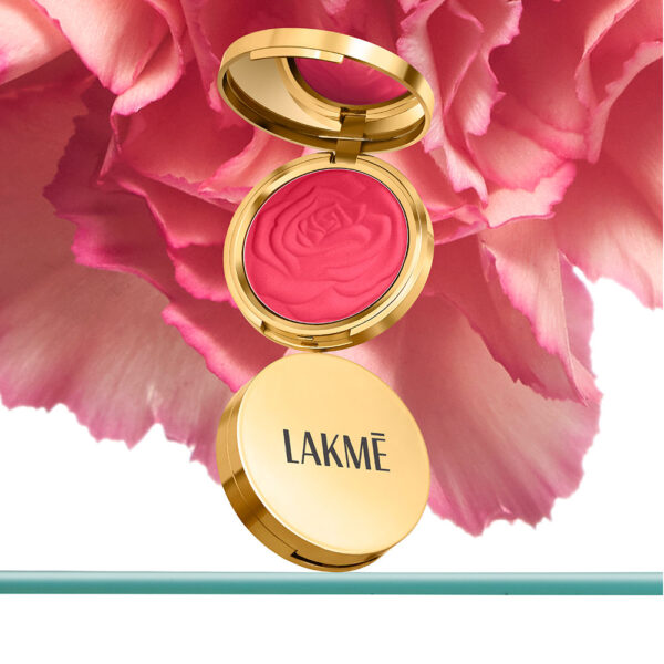 Lakme Showstopper Collection Rouge Bloom Powder Blush - Pink Blossom(12g) - Image 9