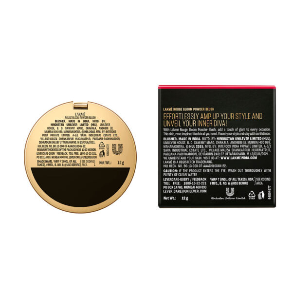 Lakme Showstopper Collection Rouge Bloom Powder Blush - Pink Blossom(12g) - Image 10