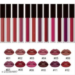 TWELVE PEICES LIPSTICK COMBO OF DIFFERENT SHADES