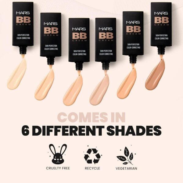 MARS Lightweight BB Cream Foundation - Medium(30ml) - Image 7