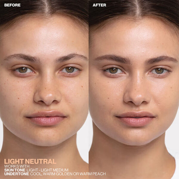 Smashbox Halo Healthy Glow All-In-One Tinted Moisturizer Foundation With SPF 25 Travel Size (Skin Tint) - Light Neutral(12ml) - Image 5