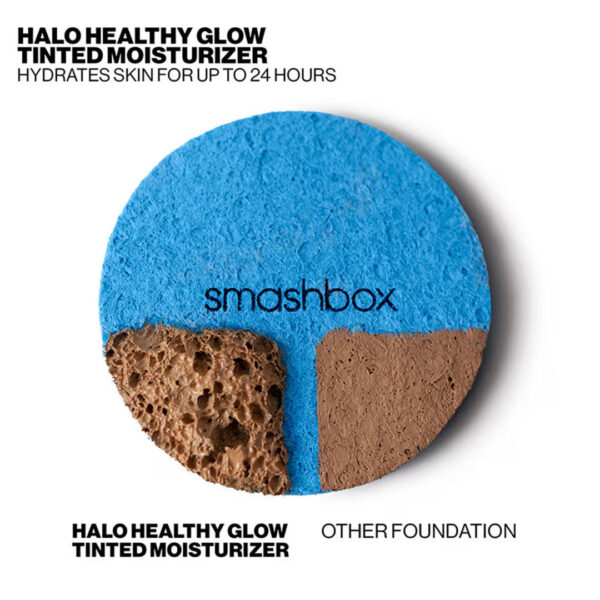 Smashbox Halo Healthy Glow All-In-One Tinted Moisturizer Foundation With SPF 25 Travel Size (Skin Tint) - Light Neutral(12ml) - Image 6
