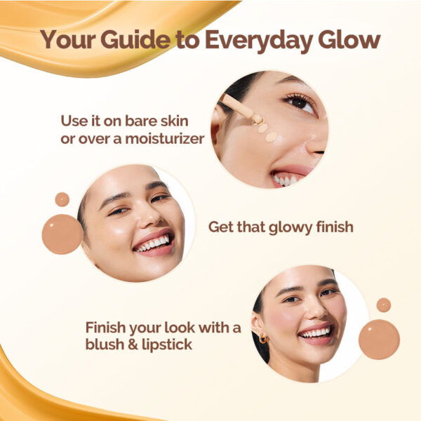 Mamaearth Hydra-Glow CC Serum With Vitamin C & Hyaluronic Acid SPF30 01 Vanilla(30ml) - Image 10