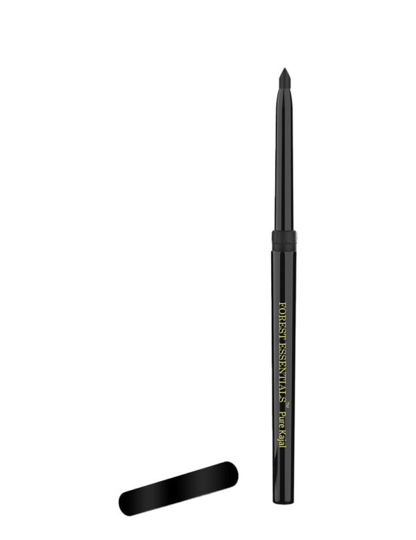 Forest Essentials Gulaab Khaas Kajal - Charcoal Black - Natural Smooth Kajal - Soothing & Cooling(0.3g) - Image 6
