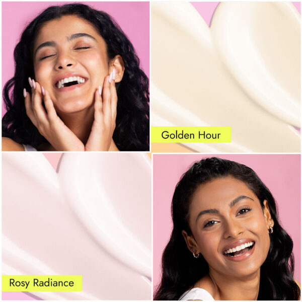 Nykaa Glow All Day Illuminating Strobe Cream + Highlighter + Moisturizer - Rosy Radiance(30g) - Image 5