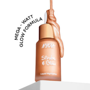 Nykaa Strobe & Glow Liquid Cream Highlighter - Glazed Bronze(20ml)