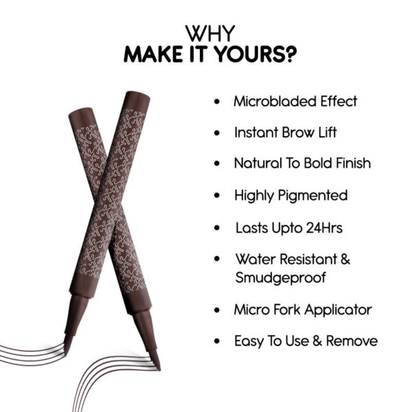Kay Beauty Eyebrow Microblading Pen - Walnut(1ml) - Image 5