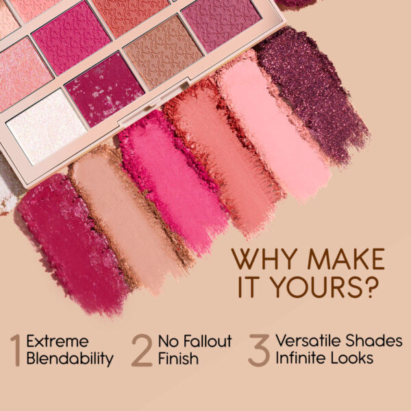 Kay Beauty Multi Texture Eyeshadow Palette - Twilight(15g) - Image 3