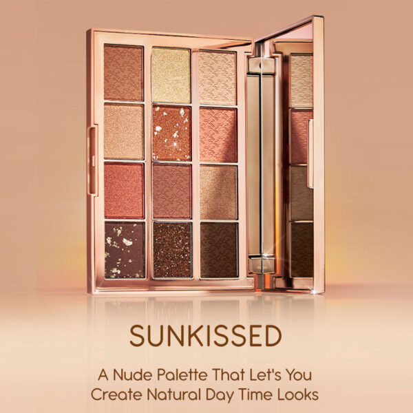 Kay Beauty Multi Texture Eyeshadow Palette - Sunkissed(15g) - Image 6