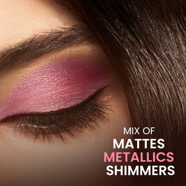 Swiss Beauty Ultimate 9 Pigmented Colors Eyeshadow Palette - Shade 02(6g) - Image 3