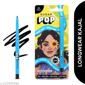 Longwear Kajal 01 Black - Richly Pigmented | Sweat Proof | Lasts Up To 16HRS