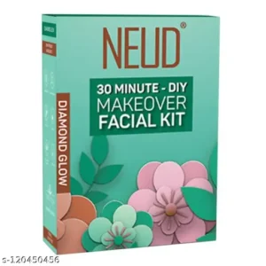 NEUD 6-Step DIY Makeover Facial Kit for Salon-Like Glow at Home - 1 Pack (60 gm)