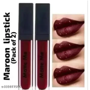 Matte Me, Maroon/ MatteLiquid/ LipstickPack of 2