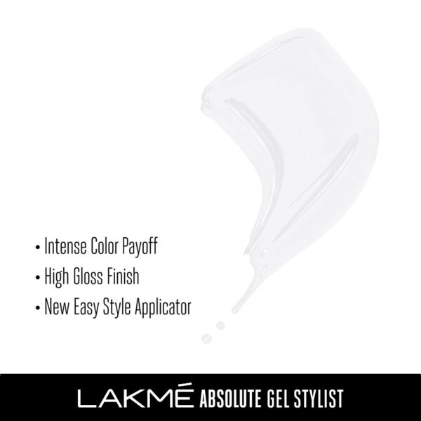 Lakme Absolute Gel Stylist Nail Color, Top Coat(12ml) - Image 4