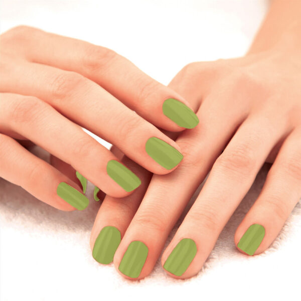 Lakme 9 To 5 Primer + Gloss Nail Color, Lime Treat(6ml) - Image 5