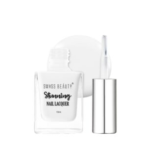 Swiss Beauty Stunning Nail Lacquer - 23 Glam White(10ml)