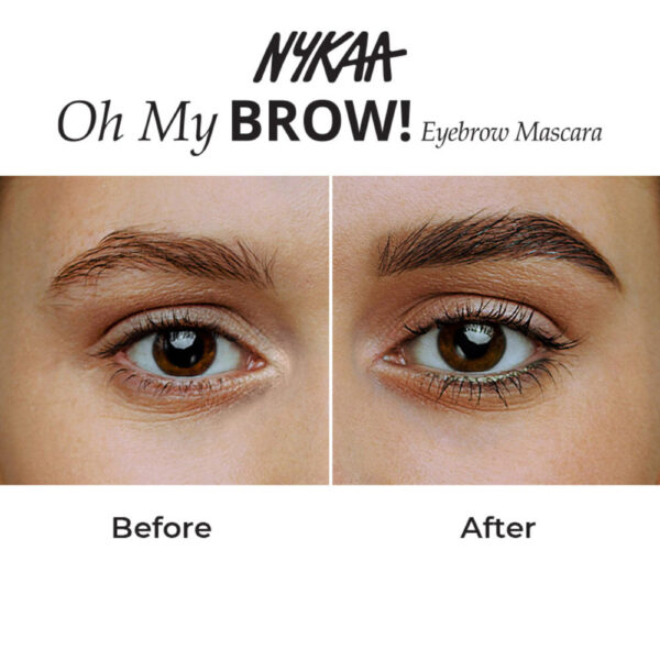 Nykaa Oh My Brow! Eyebrow Mascara - Sirius Brown(4.2ml) - Image 3