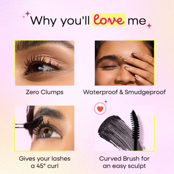 Nykaa Lash Talk Curl Power Waterproof Curling Mascara(8gm) - Image 3