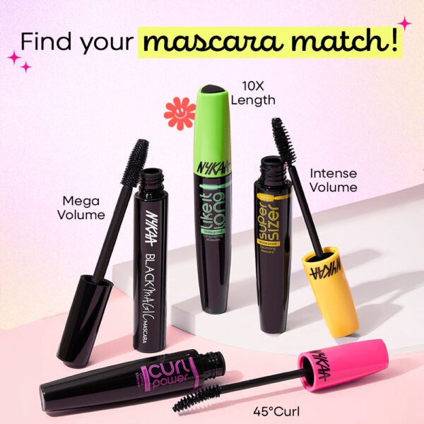 Nykaa Lash Talk Curl Power Waterproof Curling Mascara(8gm) - Image 7
