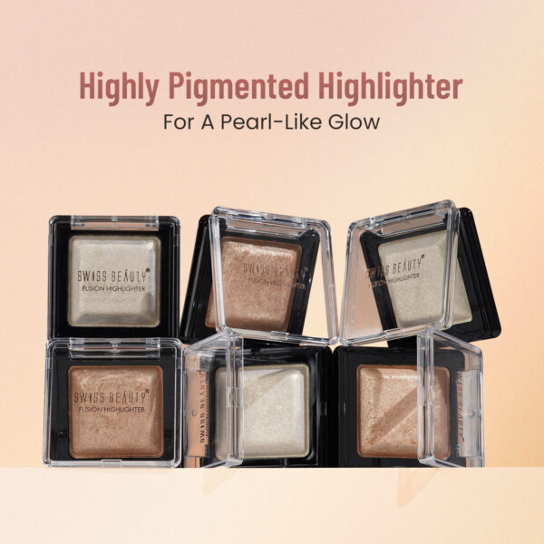Swiss Beauty Fusion Highlighter - Shade 05(6g) - Image 4