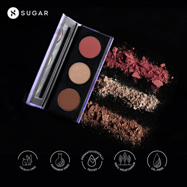 SUGAR Contour De Force Face Palette - 02 Vivid Victory(12g) - Image 2