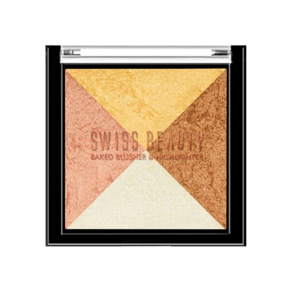Swiss Beauty Baked Blusher & Highlighter - 06(7gm) - Image 10