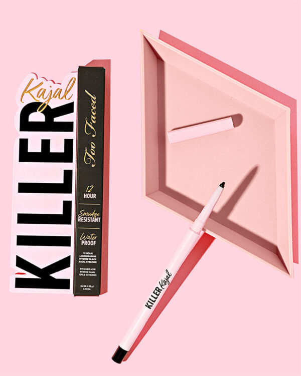 Too Faced Killer Kajal - Black(0.35gm) - Image 5
