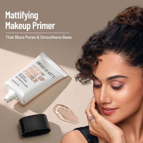 Swiss Beauty Mattifying Makeup Primer(30 g) - Image 2